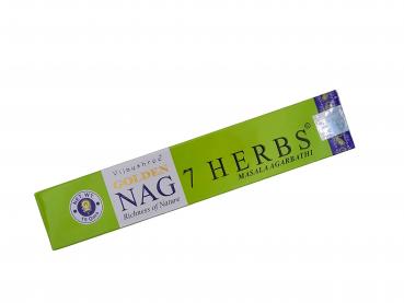 7 Herbs Golden Nag -  Premium Räucherstäbchen - Vijayshree